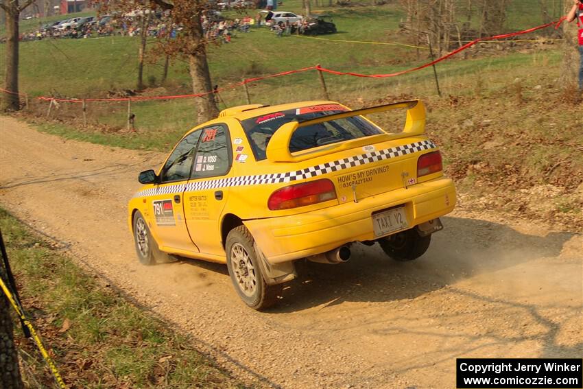 Doug Voss / Jeni Voss Subaru Impreza L on SS9, KP to Ollie Long II.