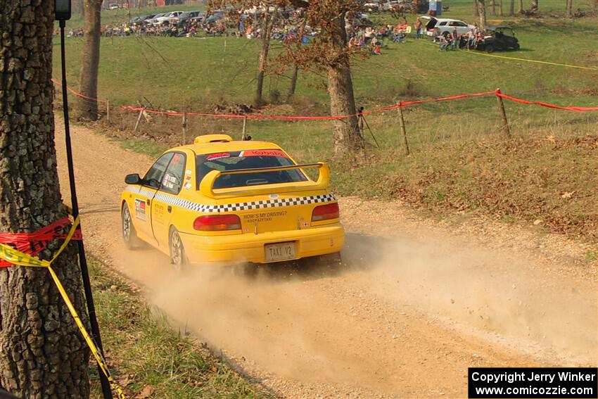 Doug Voss / Jeni Voss Subaru Impreza L on SS9, KP to Ollie Long II.