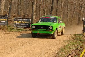 Michael Gillespie / Brian Kirby Ford Escort Mk II on SS9, KP to Ollie Long II.