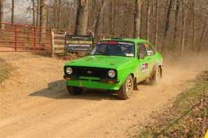 Michael Gillespie / Brian Kirby Ford Escort Mk II on SS9, KP to Ollie Long II.