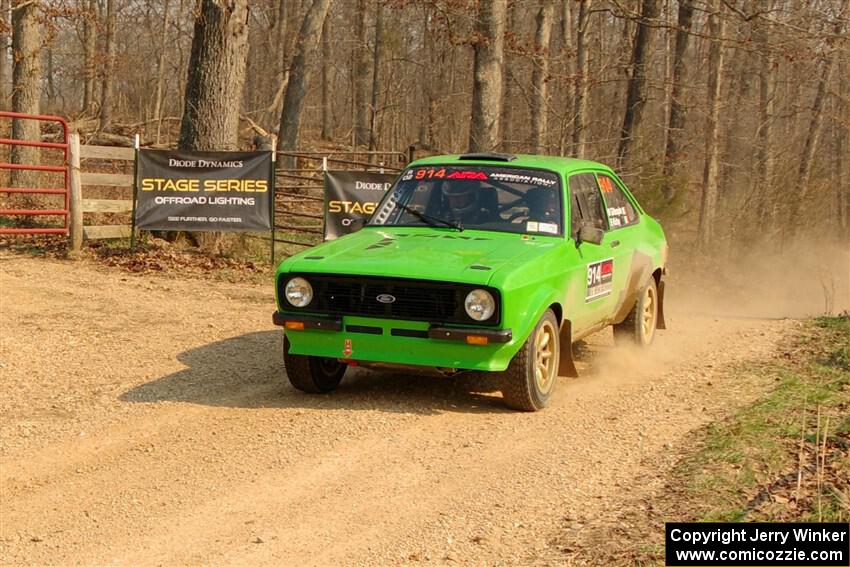 Michael Gillespie / Brian Kirby Ford Escort Mk II on SS9, KP to Ollie Long II.