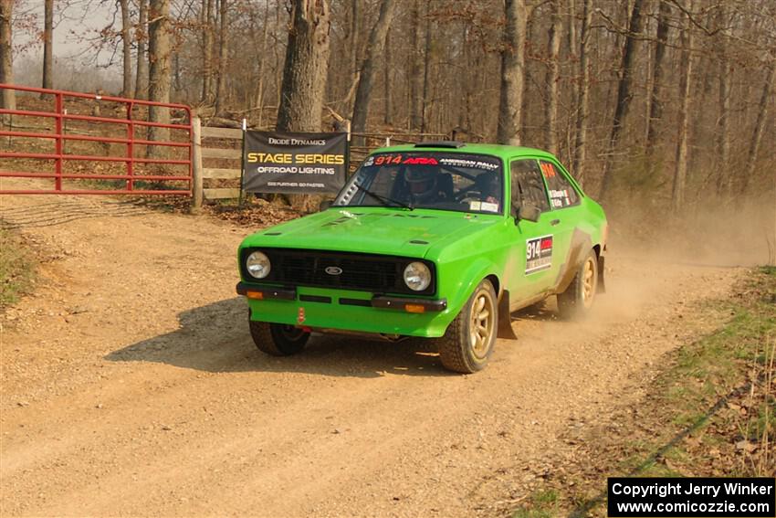 Michael Gillespie / Brian Kirby Ford Escort Mk II on SS9, KP to Ollie Long II.