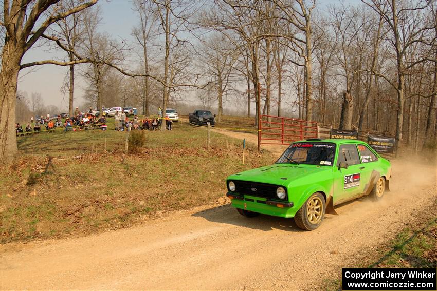 Michael Gillespie / Brian Kirby Ford Escort Mk II on SS9, KP to Ollie Long II.