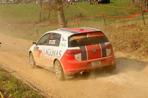 Michael Laguna / Dan Nguyen VW Golf R on SS9, KP to Ollie Long II.