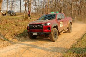 A Chevy Colorado ZR2 pickup sweeps SS9, KP to Ollie Long II.