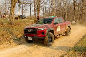 A Chevy Colorado ZR2 pickup sweeps SS9, KP to Ollie Long II.