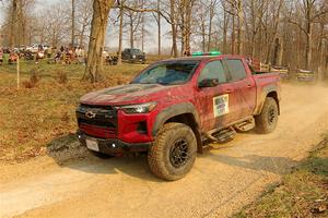 A Chevy Colorado ZR2 pickup sweeps SS9, KP to Ollie Long II.