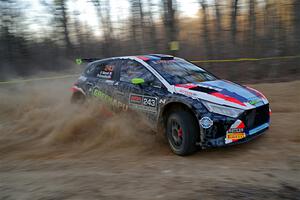 Patrick Gruszka / Florian Barral Hyundai i20 Rally2 on SS12, Nova Scotia South II.
