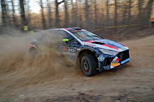 Patrick Gruszka / Florian Barral Hyundai i20 Rally2 on SS12, Nova Scotia South II.