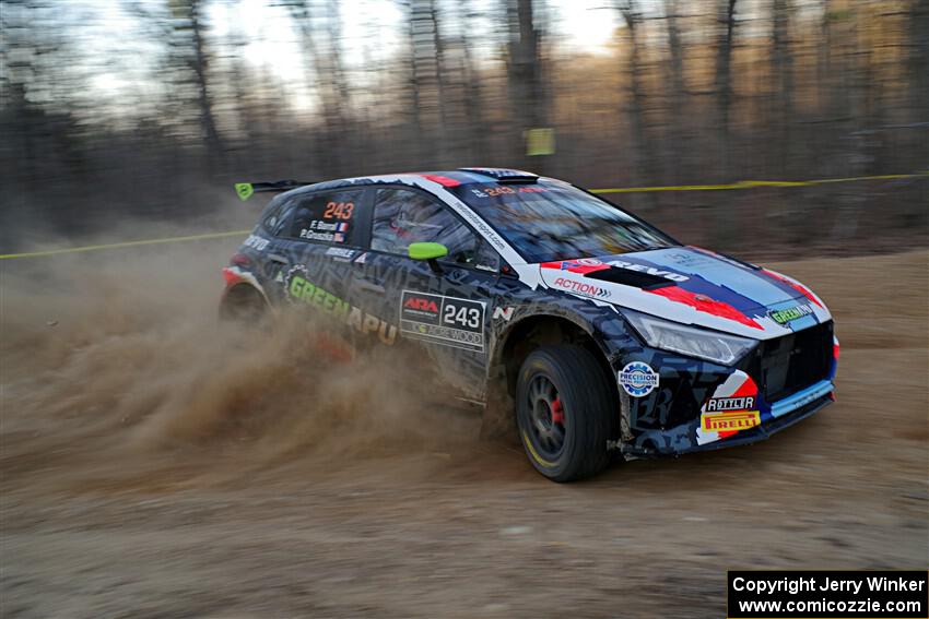 Patrick Gruszka / Florian Barral Hyundai i20 Rally2 on SS12, Nova Scotia South II.