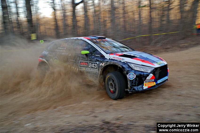 Patrick Gruszka / Florian Barral Hyundai i20 Rally2 on SS12, Nova Scotia South II.