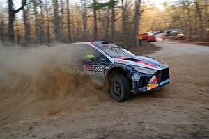 Patrick Gruszka / Florian Barral Hyundai i20 Rally2 on SS12, Nova Scotia South II.