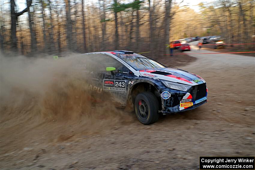 Patrick Gruszka / Florian Barral Hyundai i20 Rally2 on SS12, Nova Scotia South II.