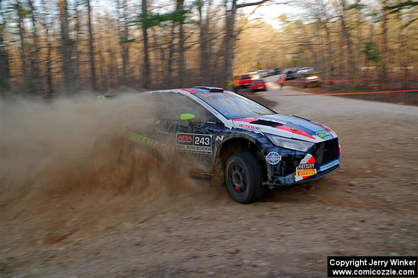 Patrick Gruszka / Florian Barral Hyundai i20 Rally2 on SS12, Nova Scotia South II.