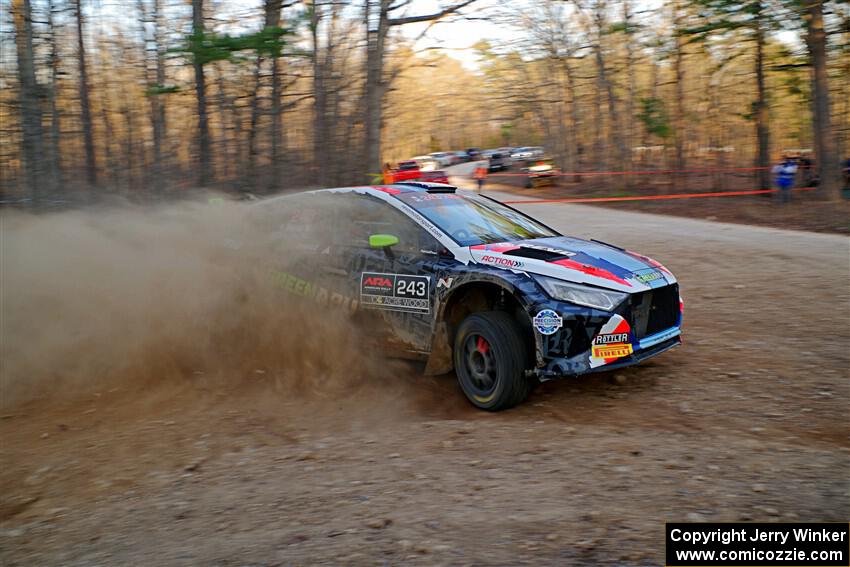 Patrick Gruszka / Florian Barral Hyundai i20 Rally2 on SS12, Nova Scotia South II.