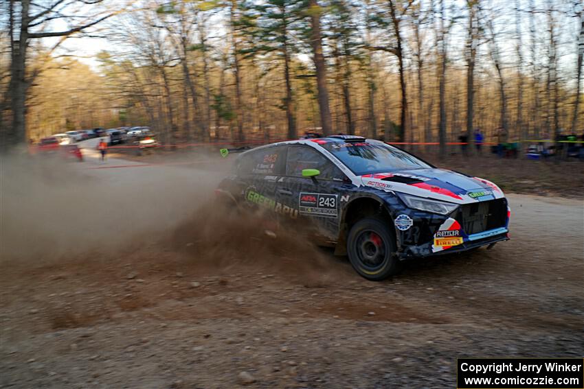 Patrick Gruszka / Florian Barral Hyundai i20 Rally2 on SS12, Nova Scotia South II.