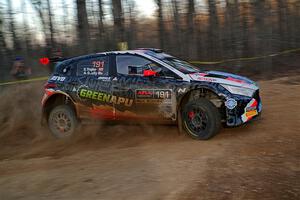 Alastair Scully / Stefan Trajkov Hyundai i20 Rally2 on SS12, Nova Scotia South II.