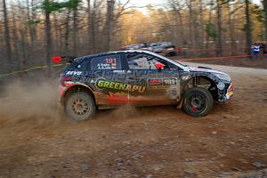 Alastair Scully / Stefan Trajkov Hyundai i20 Rally2 on SS12, Nova Scotia South II.
