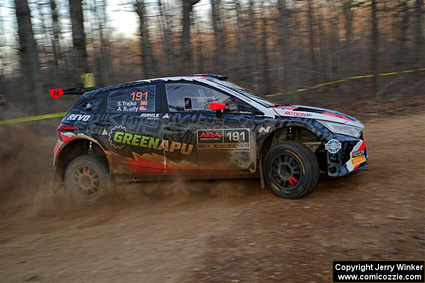 Alastair Scully / Stefan Trajkov Hyundai i20 Rally2 on SS12, Nova Scotia South II.
