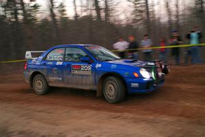 Madelyn Tabor / Sophia McKee Subaru WRX on SS12, Nova Scotia South II.