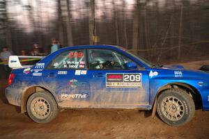 Madelyn Tabor / Sophia McKee Subaru WRX on SS12, Nova Scotia South II.