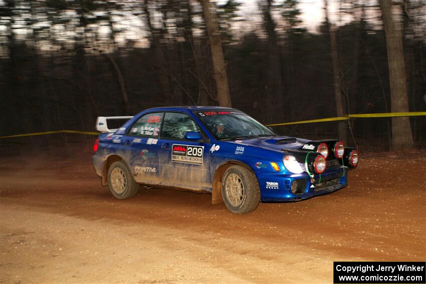 Madelyn Tabor / Sophia McKee Subaru WRX on SS12, Nova Scotia South II.