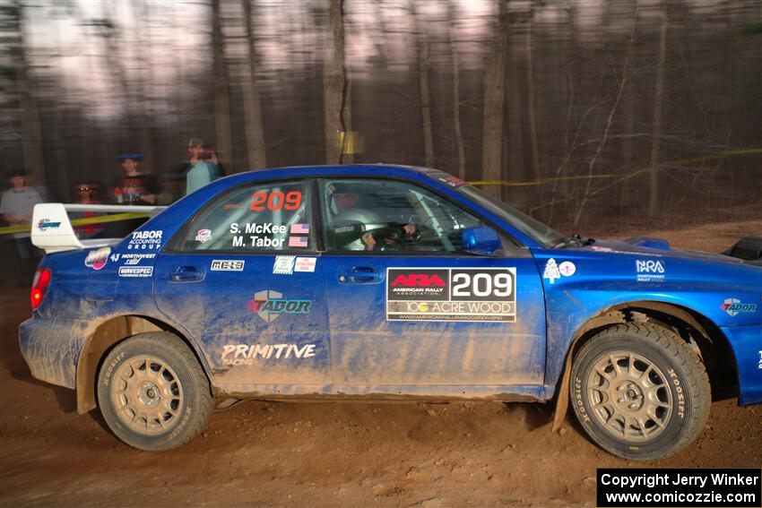Madelyn Tabor / Sophia McKee Subaru WRX on SS12, Nova Scotia South II.