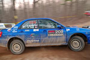 Madelyn Tabor / Sophia McKee Subaru WRX on SS12, Nova Scotia South II.
