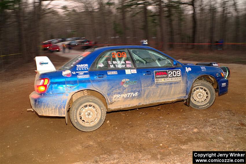 Madelyn Tabor / Sophia McKee Subaru WRX on SS12, Nova Scotia South II.