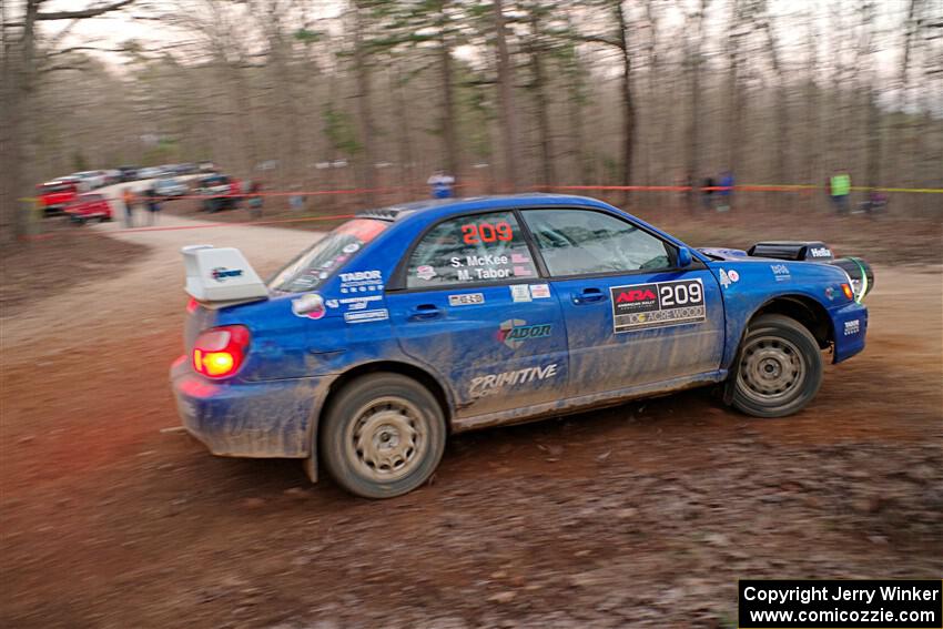 Madelyn Tabor / Sophia McKee Subaru WRX on SS12, Nova Scotia South II.