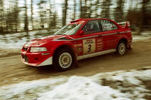 Rhys Millen / Garry Cowan Mitsubishi Lancer Evo 6.5 on SS2, Ranch I.