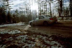 Pat Richard / Anne Lewandowski Subaru WRX on SS2, Ranch I.