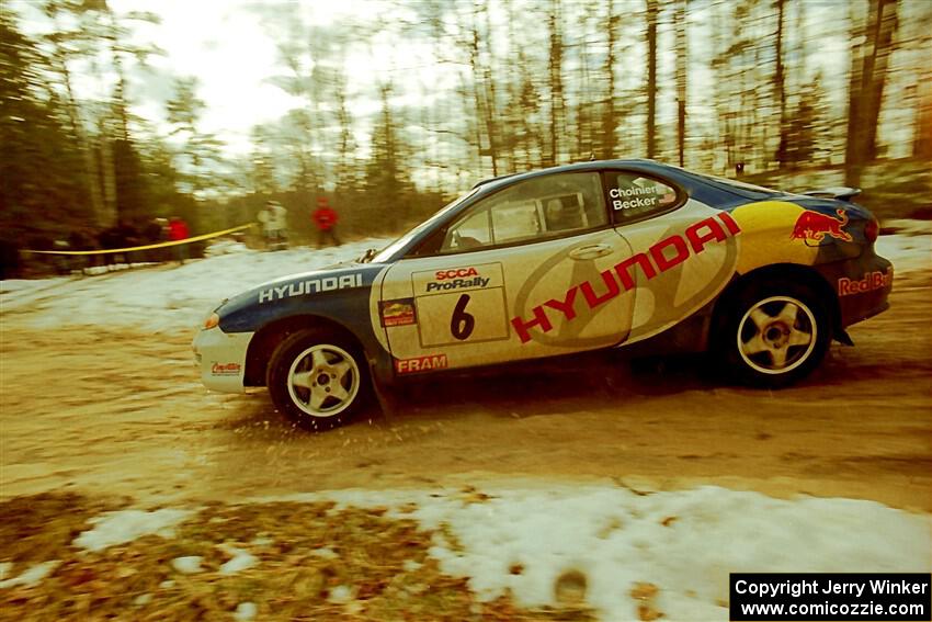 Paul Choiniere / Jeff Becker Hyundai Tiburon on SS2, Ranch I.