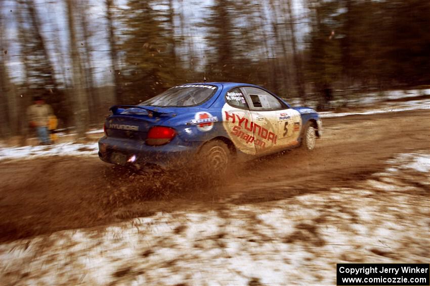 Mark Higgins / Michael Gibson Hyundai Tiburon on SS2, Ranch I.