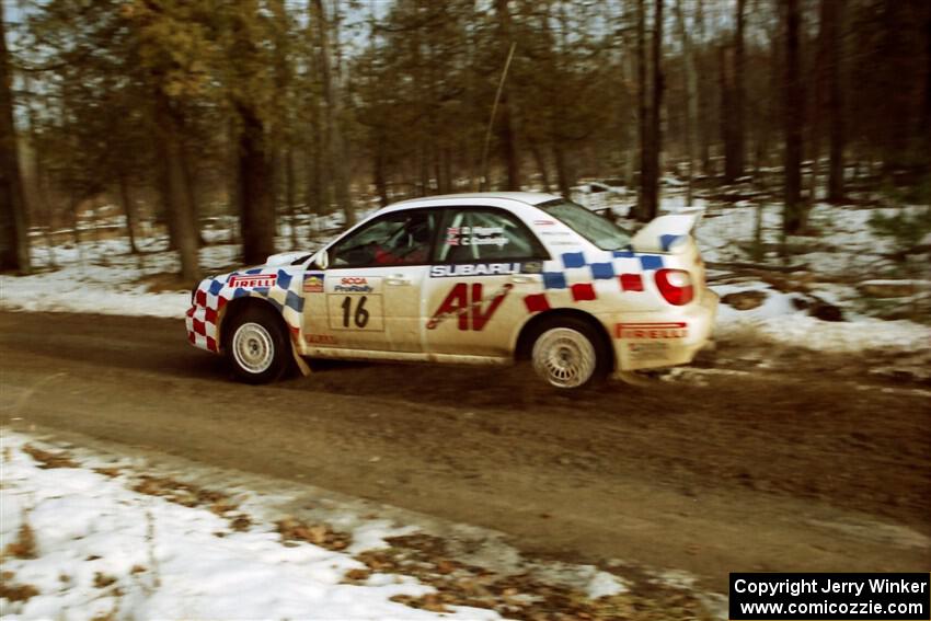 David Higgins / Calvin Cooledge Subaru WRX on SS2, Ranch I.