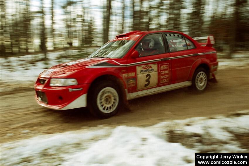 Rhys Millen / Garry Cowan Mitsubishi Lancer Evo 6.5 on SS2, Ranch I.