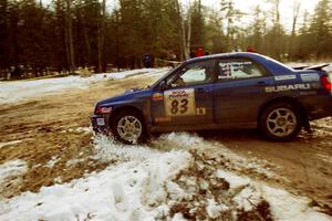Mark Utecht / Jeff Secor Subaru WRX on SS2, Ranch I.