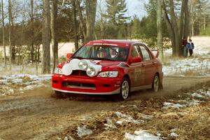 Lauchlin O'Sullivan / Matt Chester Mitsubishi Lancer RMR on SS2, Ranch I.