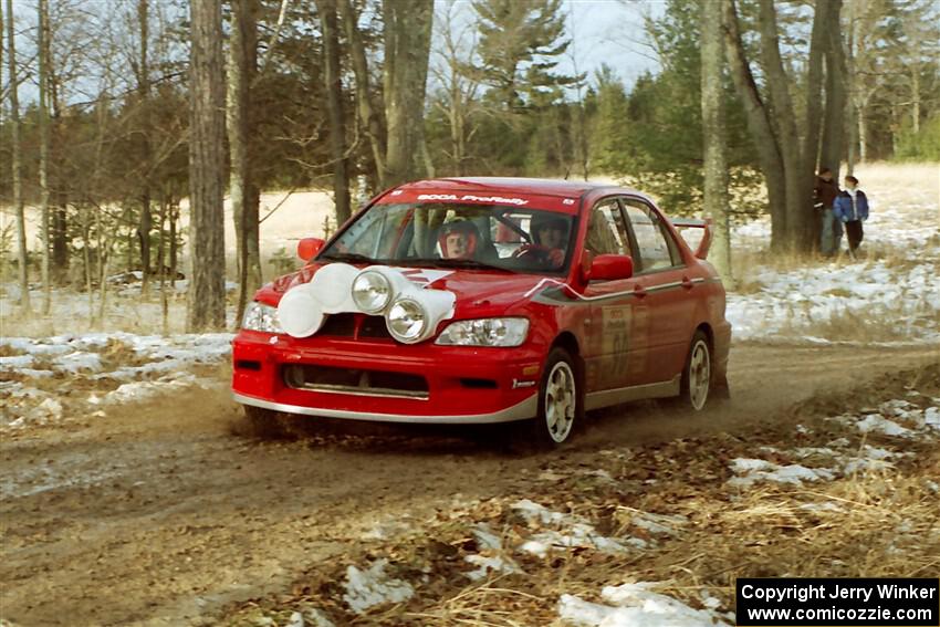 Lauchlin O'Sullivan / Matt Chester Mitsubishi Lancer RMR on SS2, Ranch I.