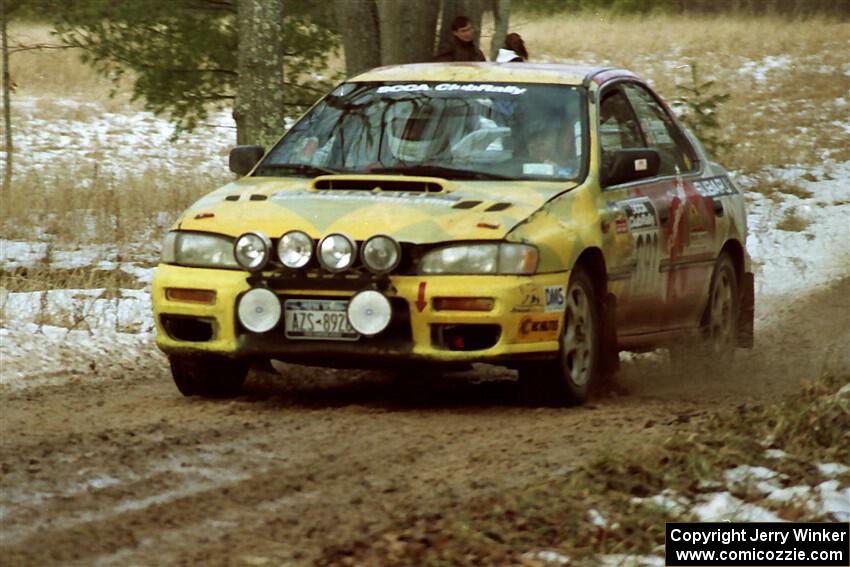 Randy Zimmer / Dave Shindle Subaru Impreza on SS2, Ranch I.