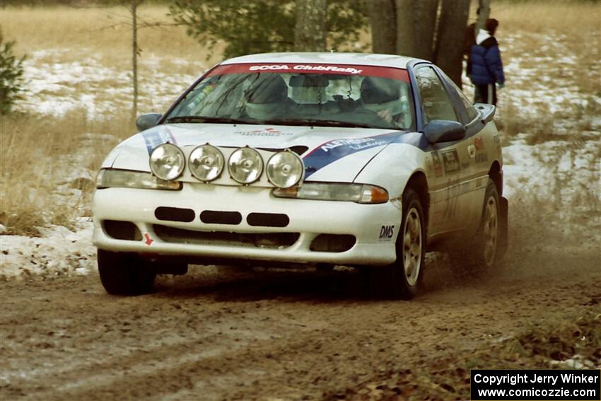 Chris Gilligan / Joe Petersen Mistubishi Eclipse GSX on SS2, Ranch I.
