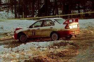 Paul Dunn / Rebecca Dunn Mitsubishi Lancer Evo IV on SS2, Ranch I.