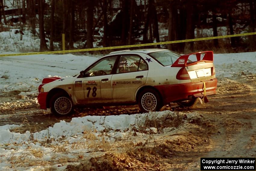 Paul Dunn / Rebecca Dunn Mitsubishi Lancer Evo IV on SS2, Ranch I.