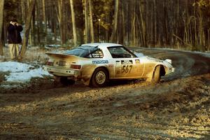 Bob Cutler / John Atsma Mazda RX7 on SS2, Ranch I.