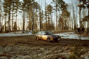 Andy Mohrlant / Chris Huntington Mazda 323GTX on SS2, Ranch I.