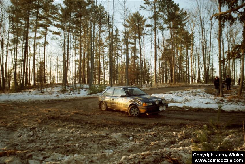 Andy Mohrlant / Chris Huntington Mazda 323GTX on SS2, Ranch I.