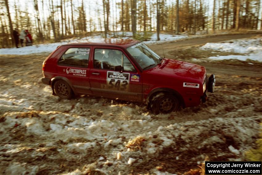 Mike Merbach / Brady Sturm VW GTI on SS2, Ranch I.