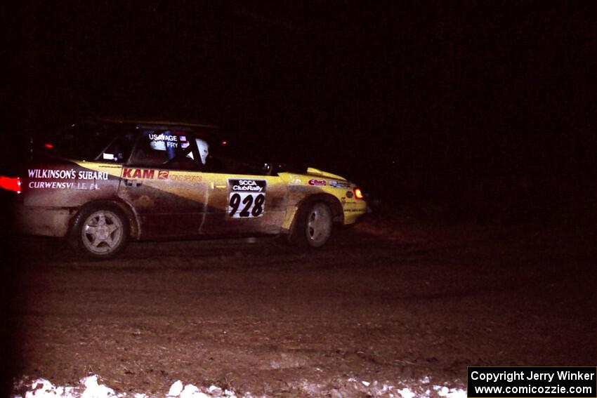 Dean Fry / Greg Usavage Subaru Legacy on SS5, Ranch II.