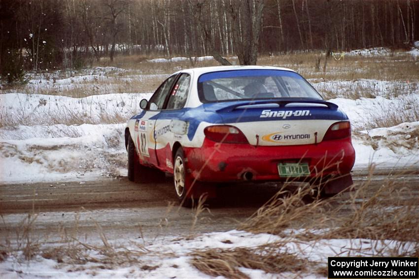 Frank Sprongl / Dan Sprongl Hyundai Elantra spins briefly on SS7, Black River.
