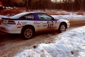 Chris Gilligan / Joe Petersen Mistubishi Eclipse GSX on SS7, Black River.